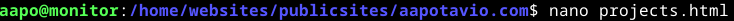 projects.html luonti