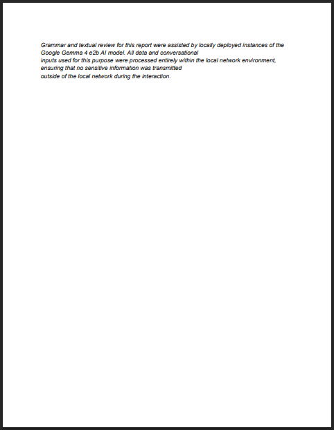 Security risk assessment report two
